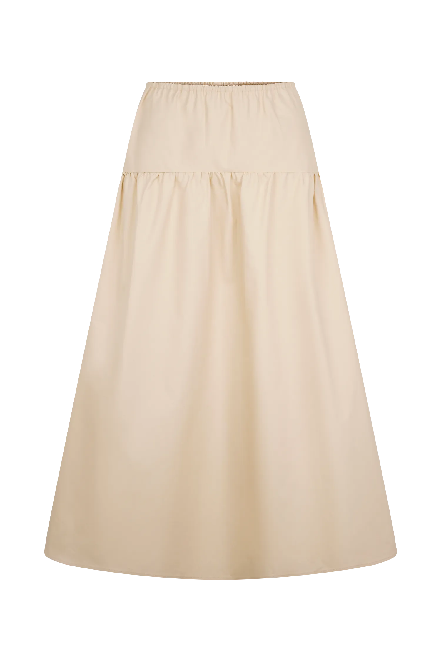 Amirah Midi Skirt - Nude