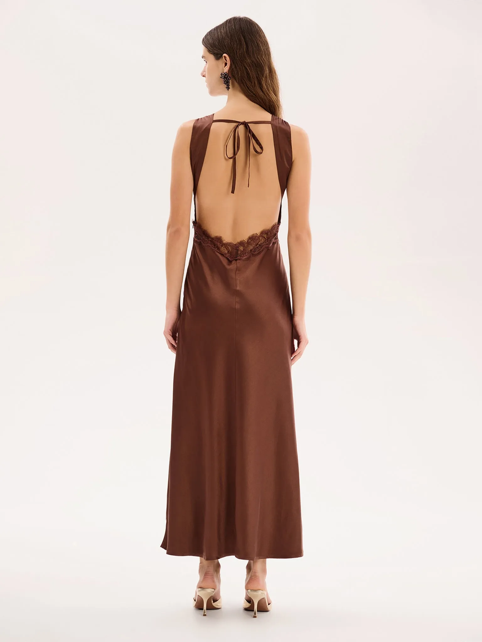 Aurelia Dress in Chocolate