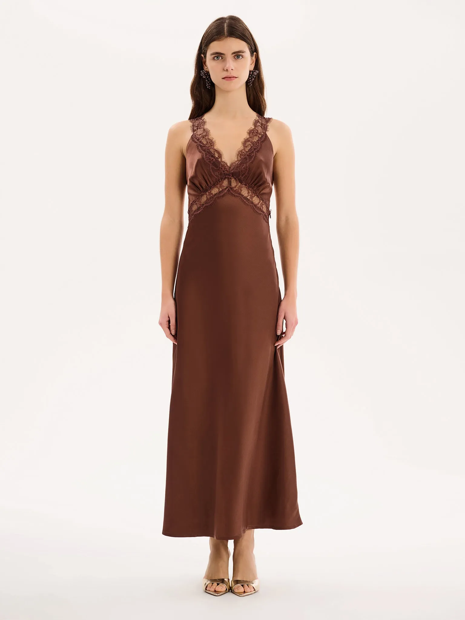 Aurelia Dress in Chocolate