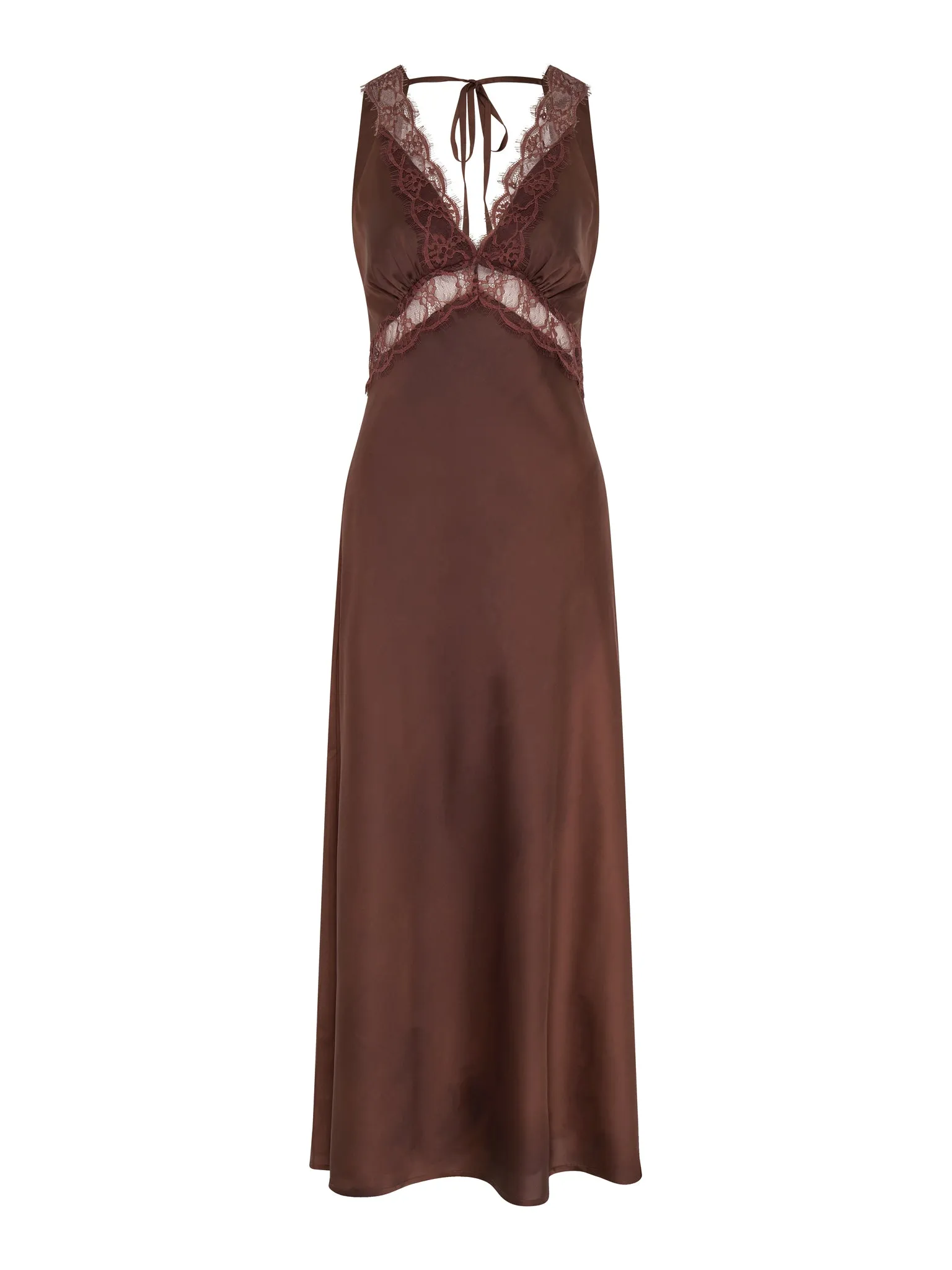 Aurelia Dress in Chocolate