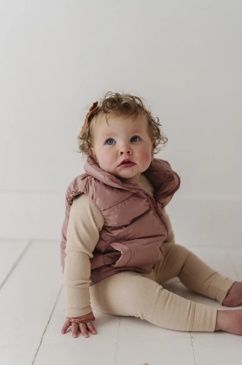 Babysprouts Puffer Vest | Charm Pink