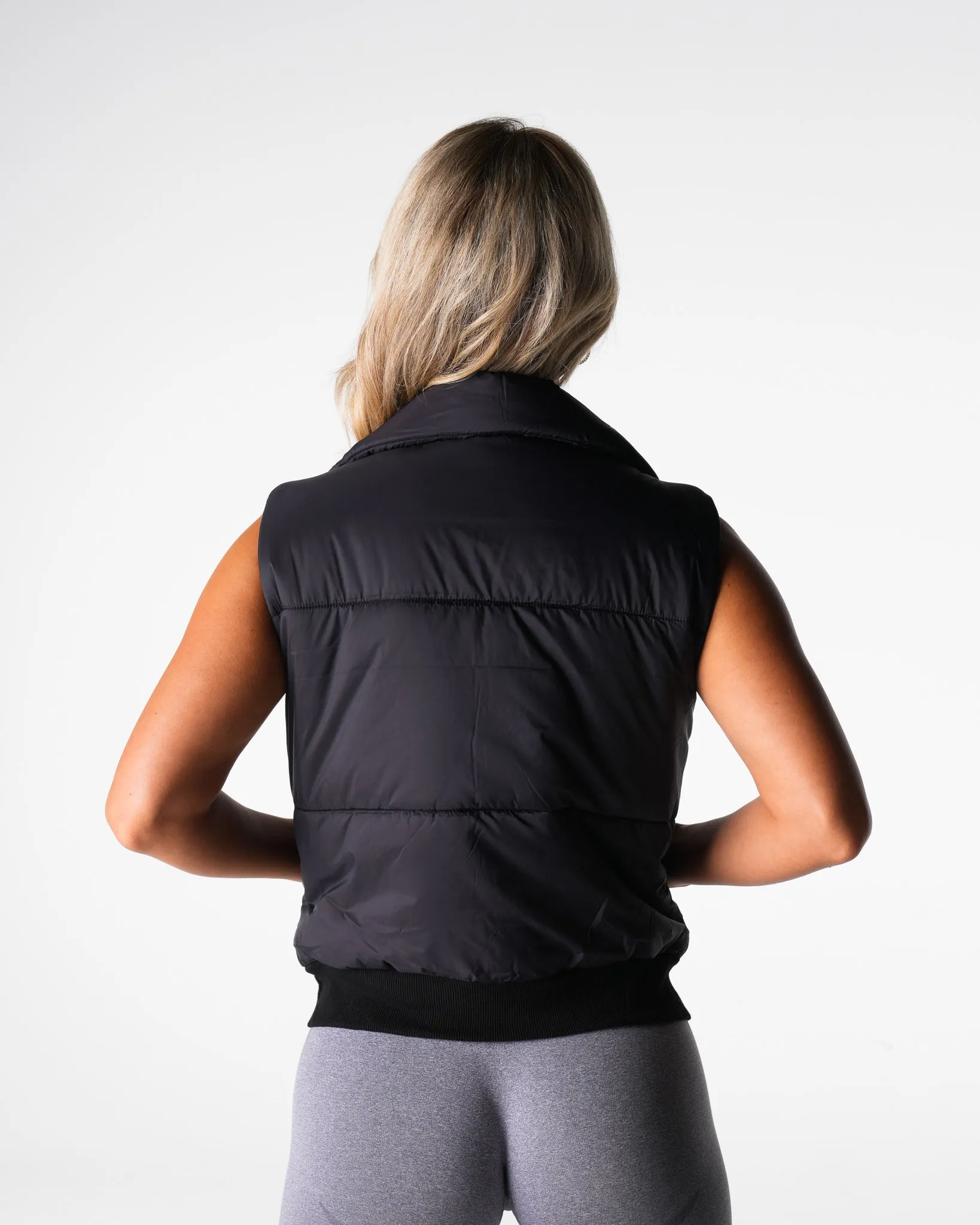 Black Cloud Puffer Vest