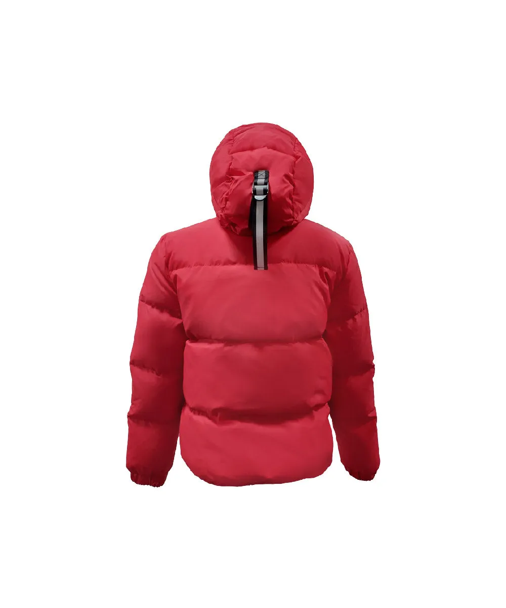 Boy's Reversible Down Jacket With Alphabet Print