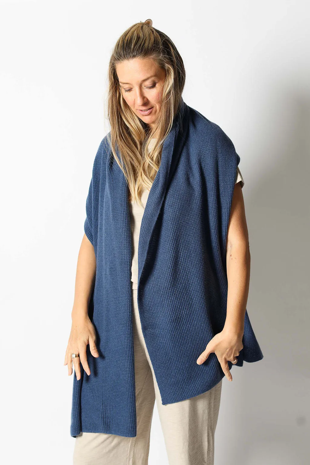 Cashmere Thermal Travel Wrap