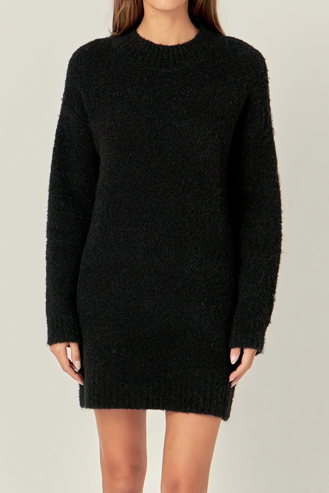 Cozy Round Sweater Dress