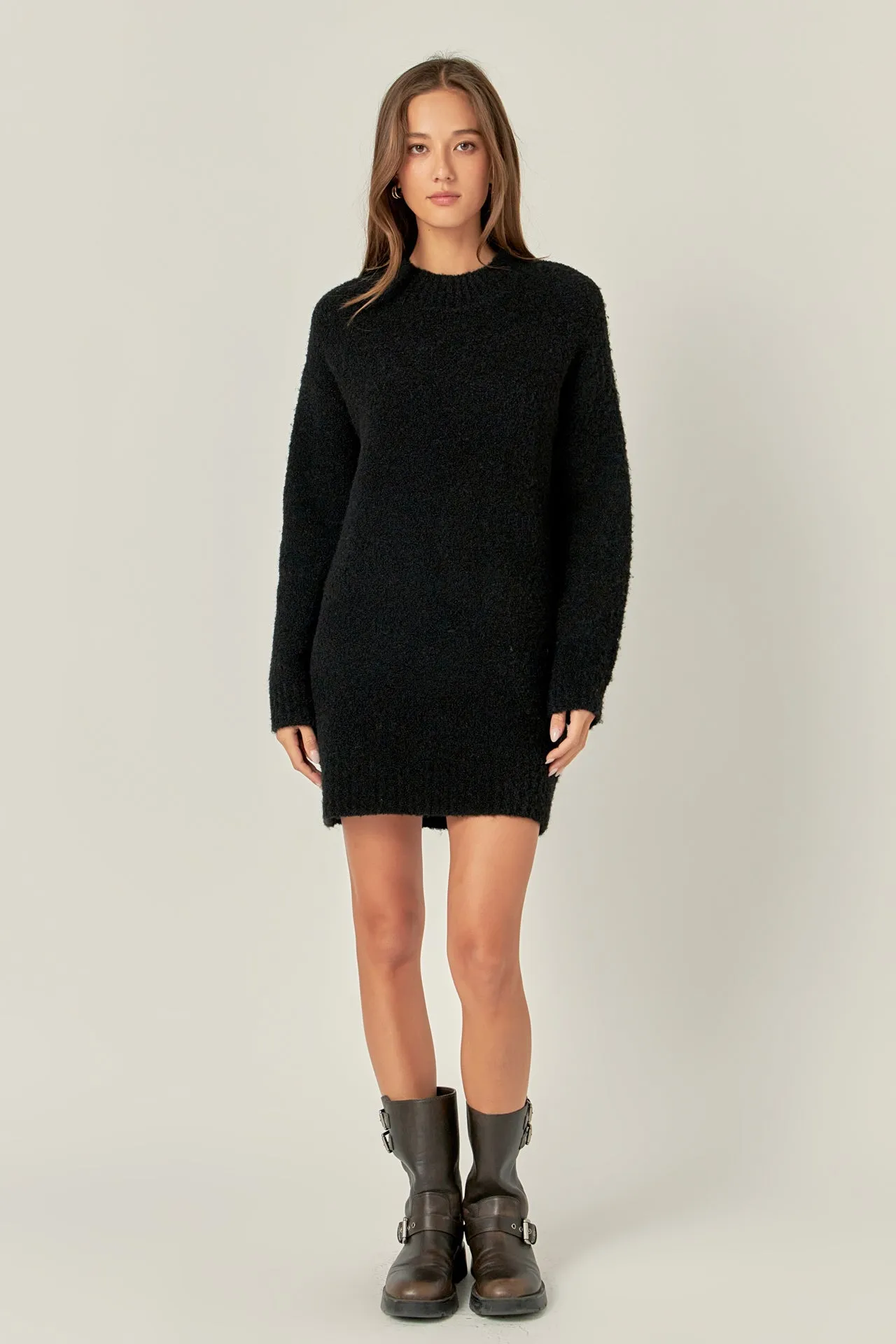 Cozy Round Sweater Dress