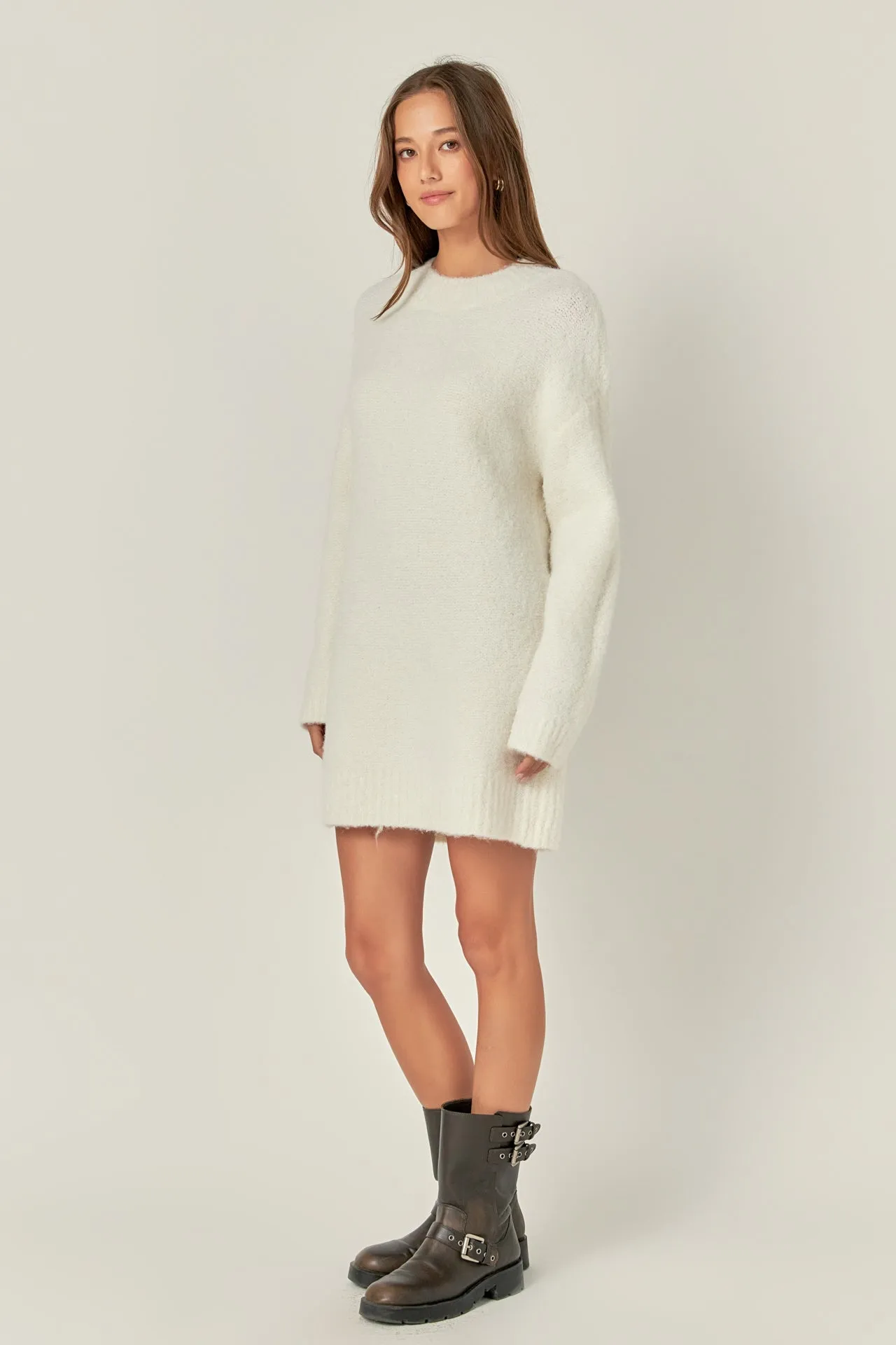 Cozy Round Sweater Dress