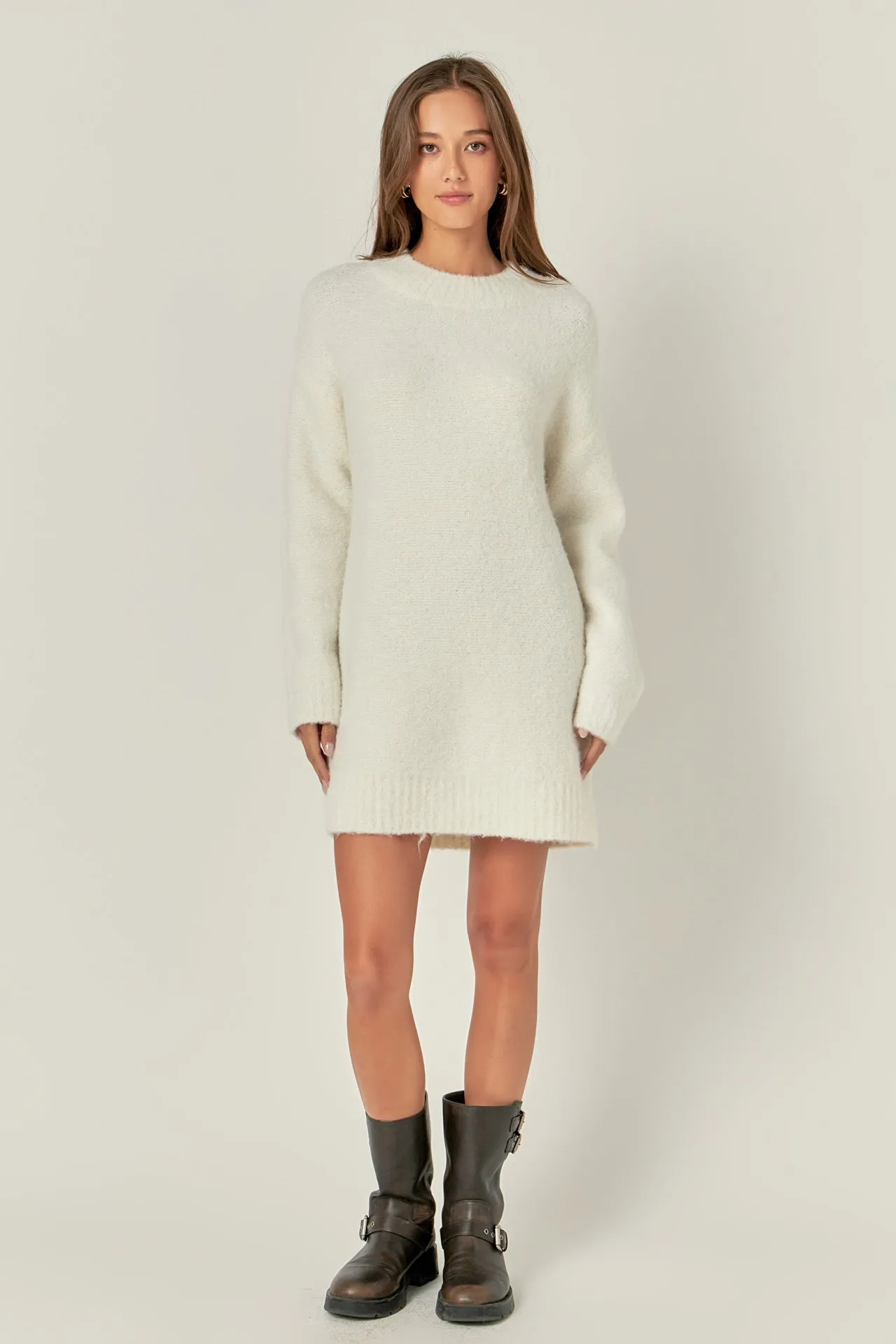 Cozy Round Sweater Dress