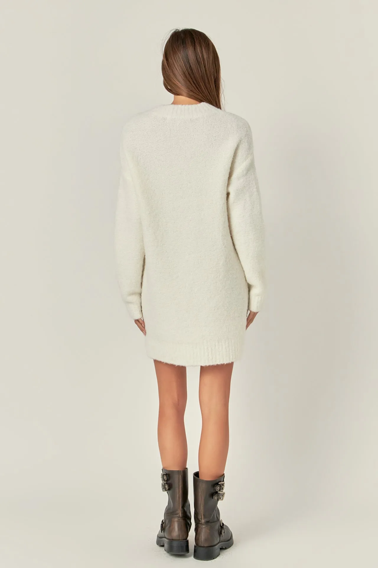 Cozy Round Sweater Dress