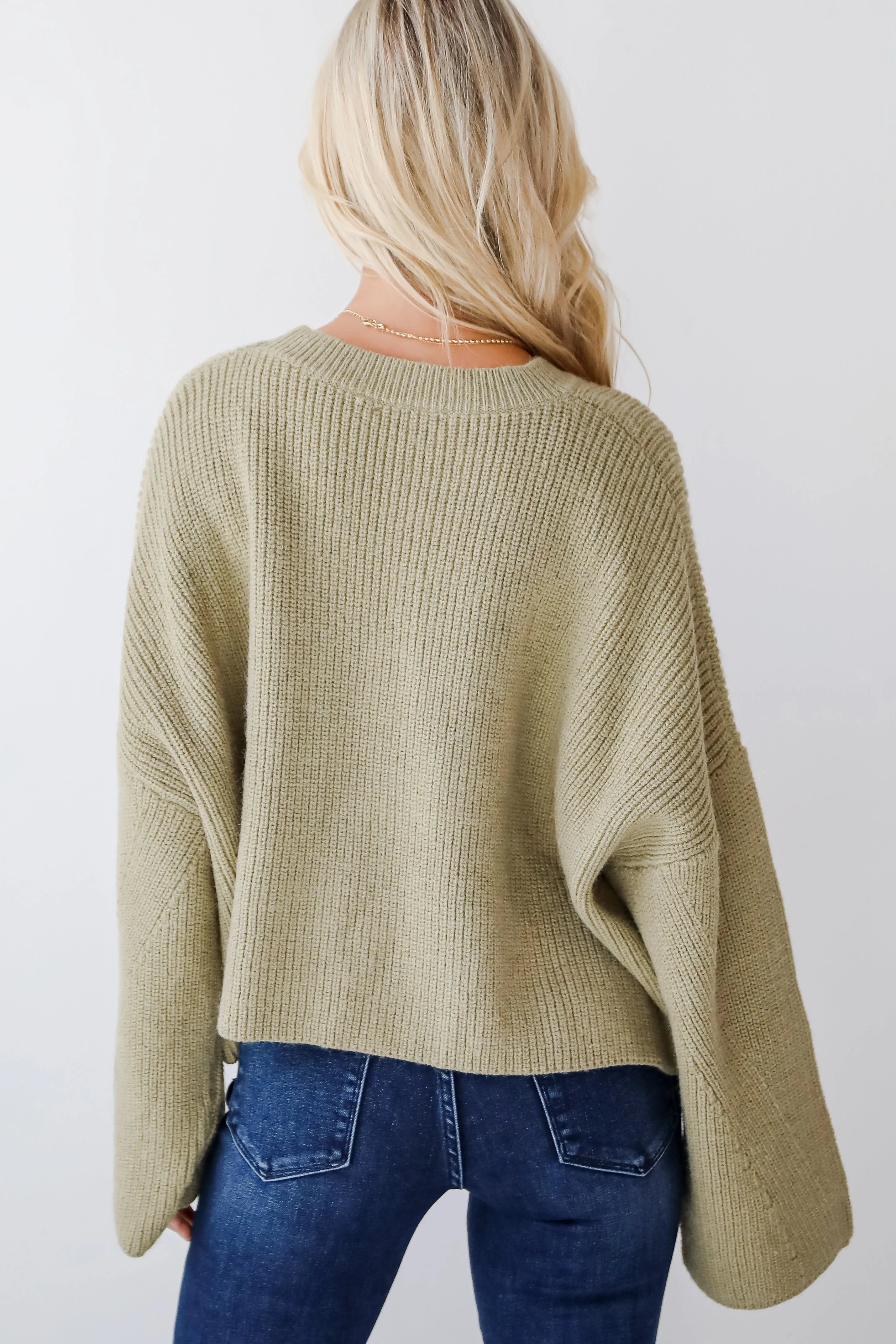 FINAL SALE - Signature Poise Green Sweater