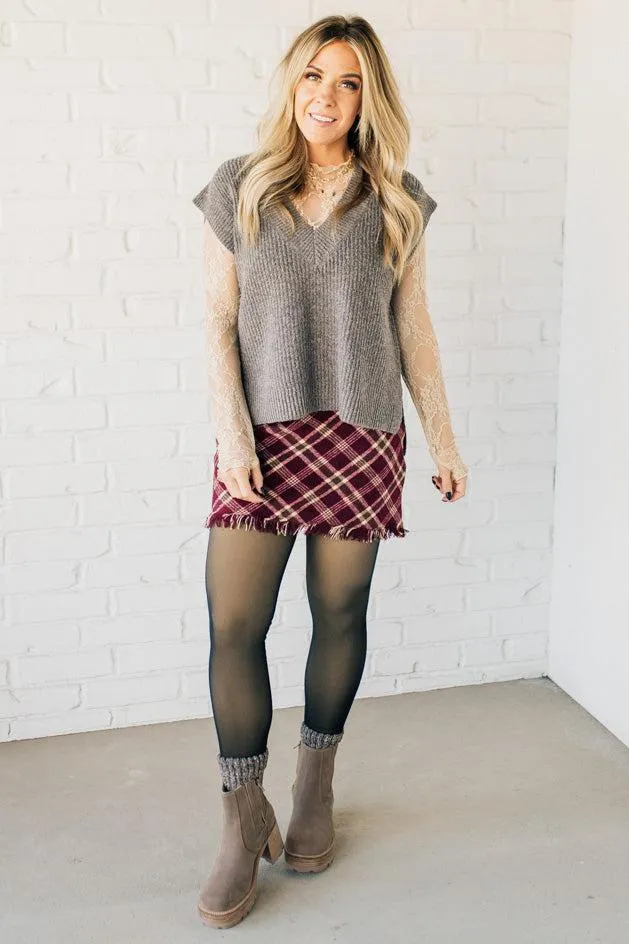 Fur Lined Faux Sheer Leggings