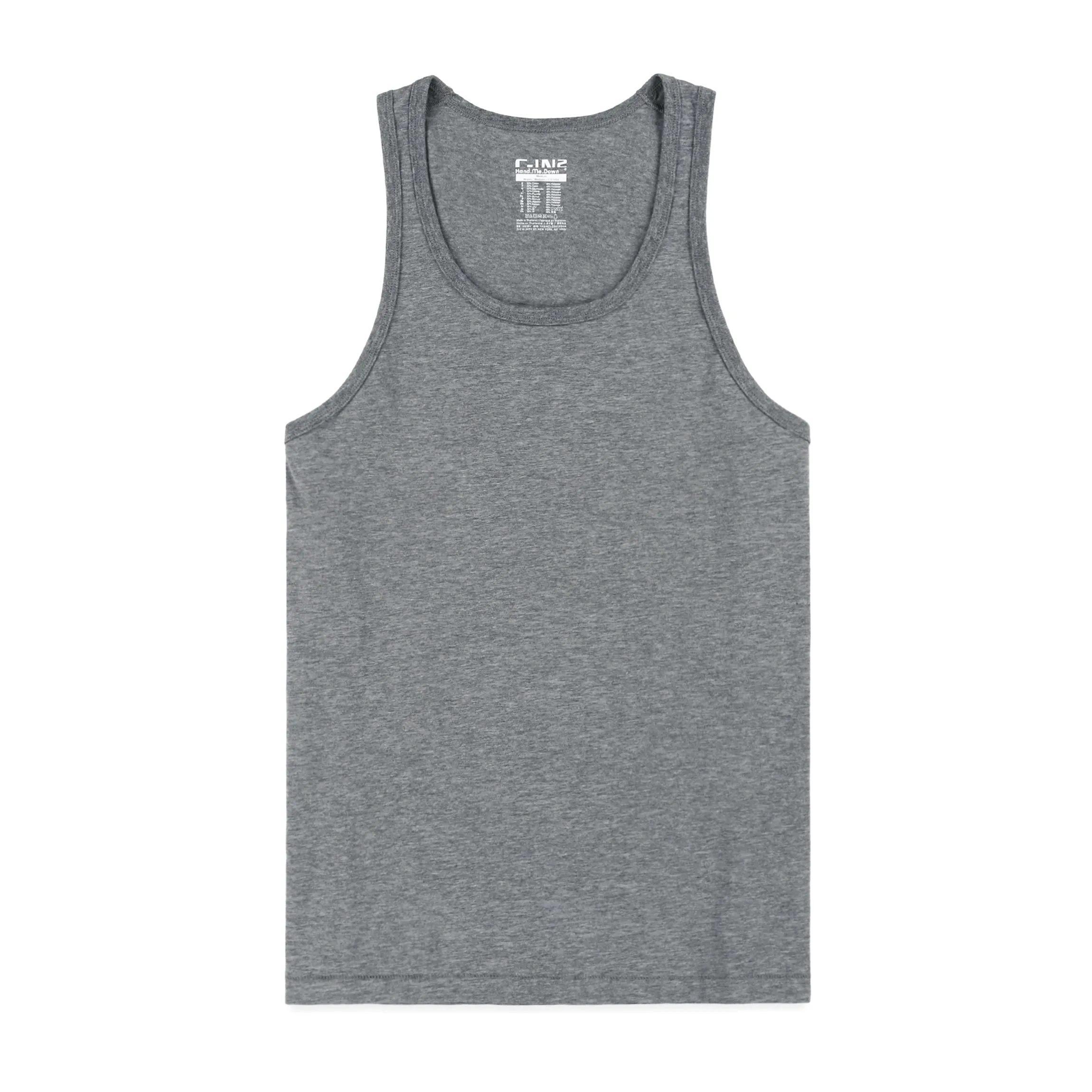 Hand Me Down Relaxed Tank Smoke Heather