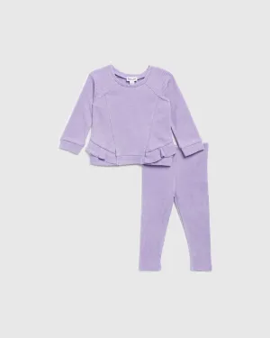 Infant Girl Thermal Long Sleeve Set