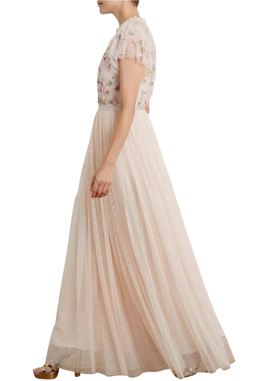 Ivory Rococo Bodice Maxi Dress