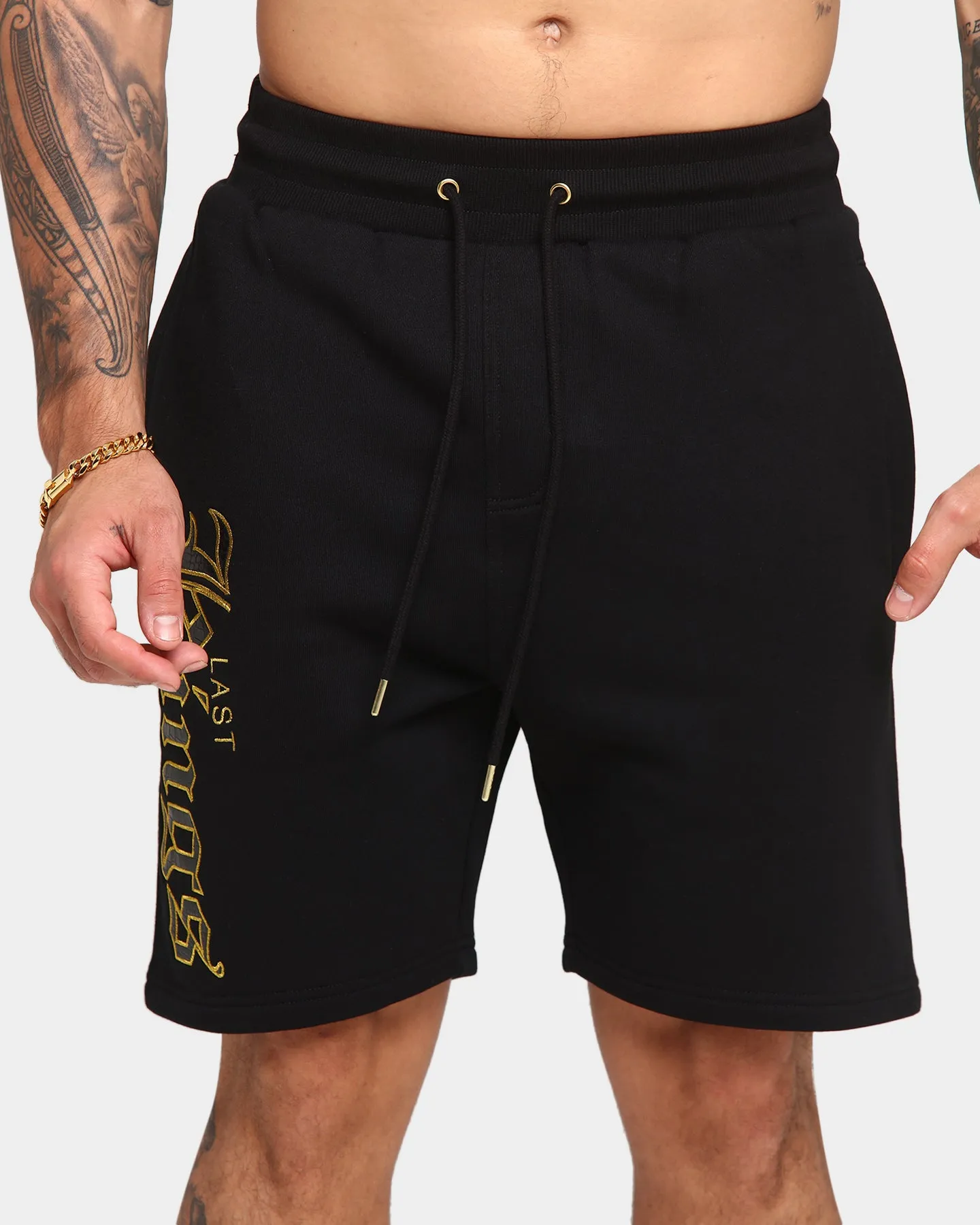 Last Kings Patch Shorts Black/Gold