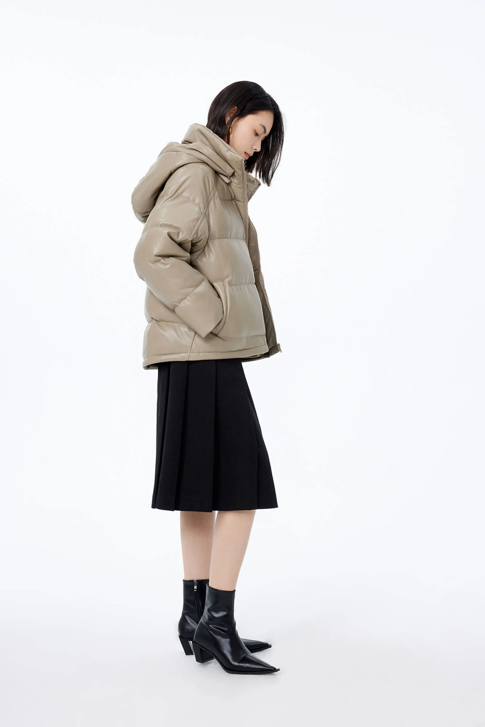 LILY Duck Down Hooded Coat