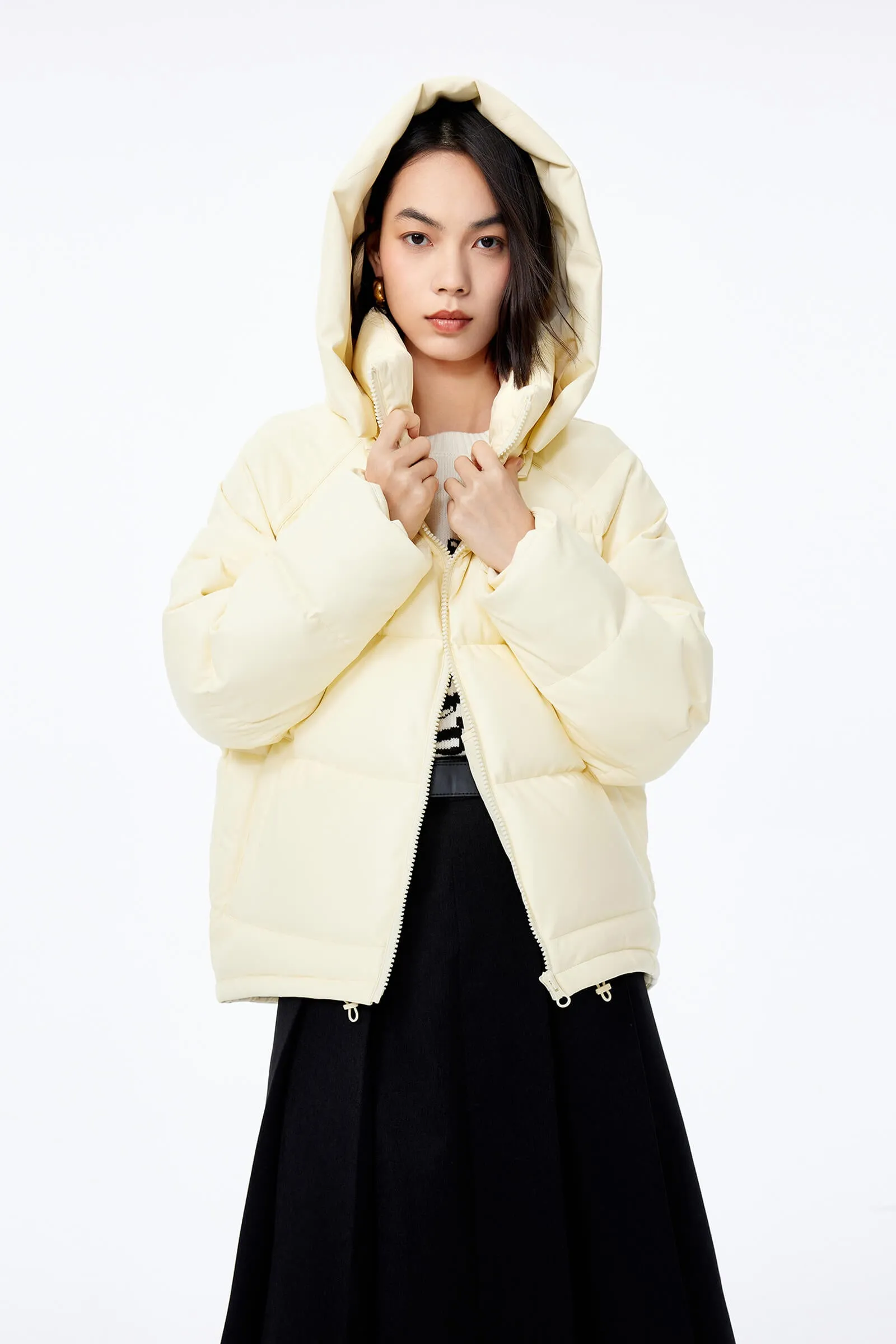 LILY Duck Down Hooded Coat