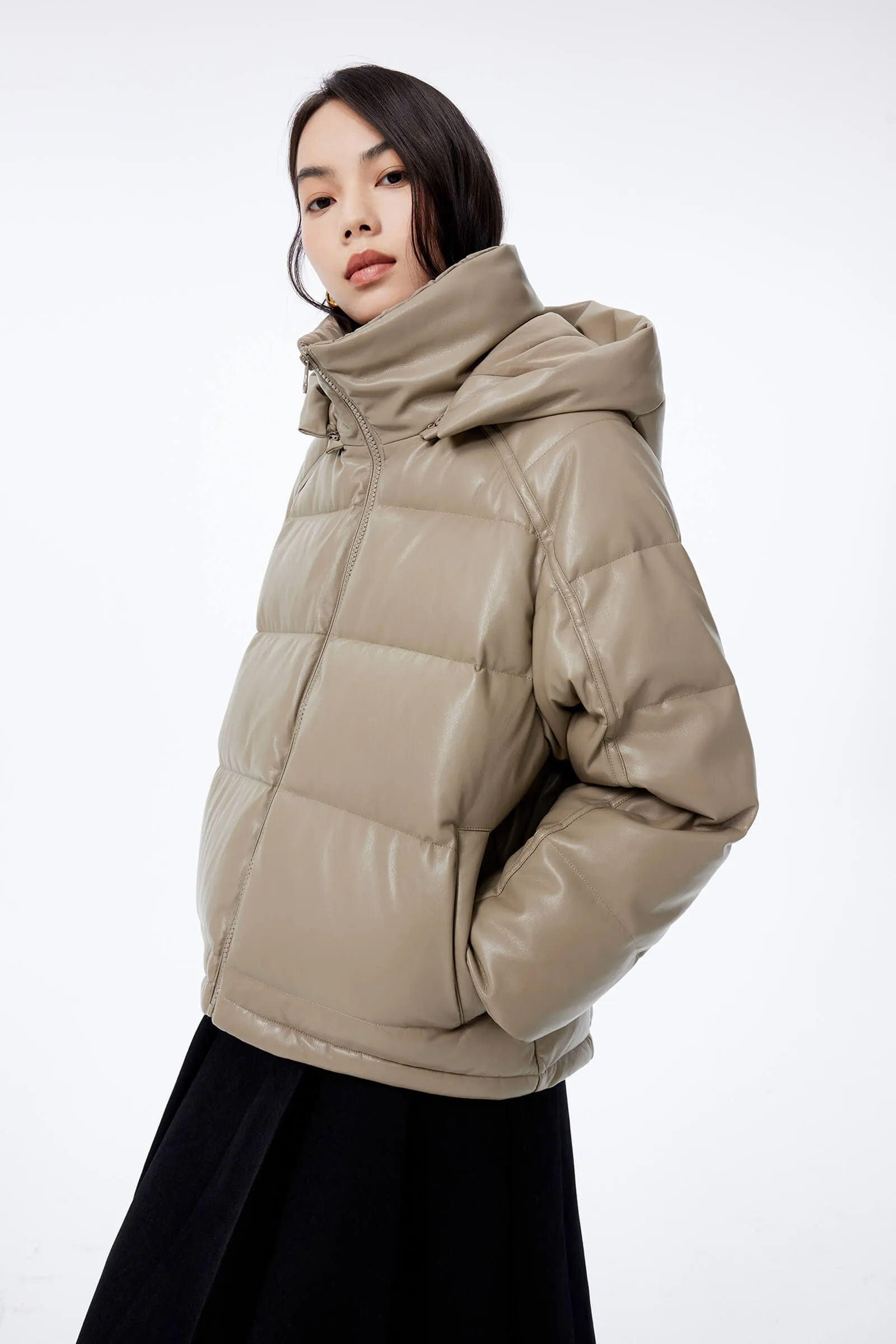 LILY Duck Down Hooded Coat