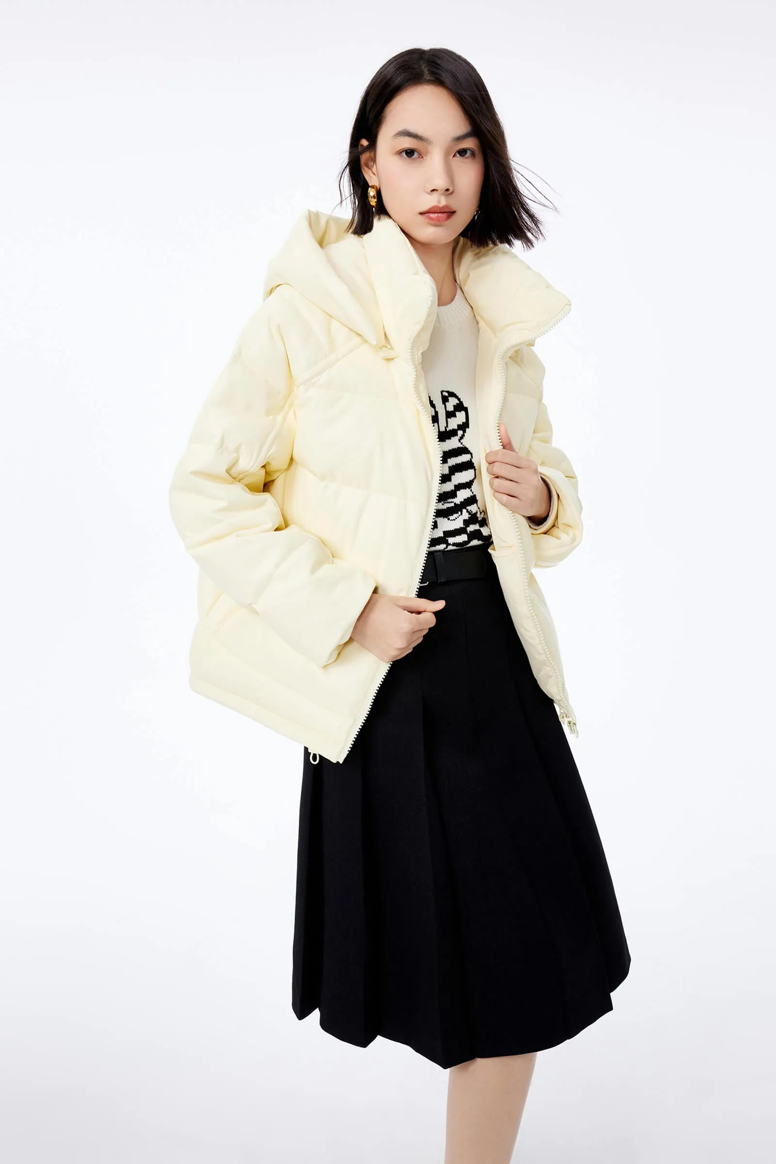 LILY Duck Down Hooded Coat