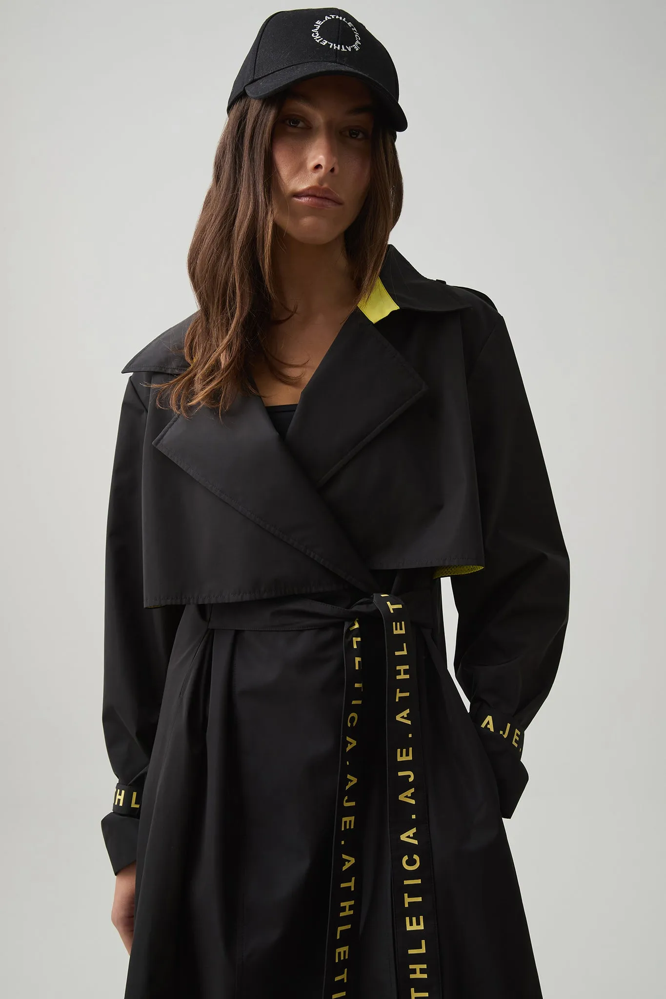 Longline Wrap Trench Coat 705