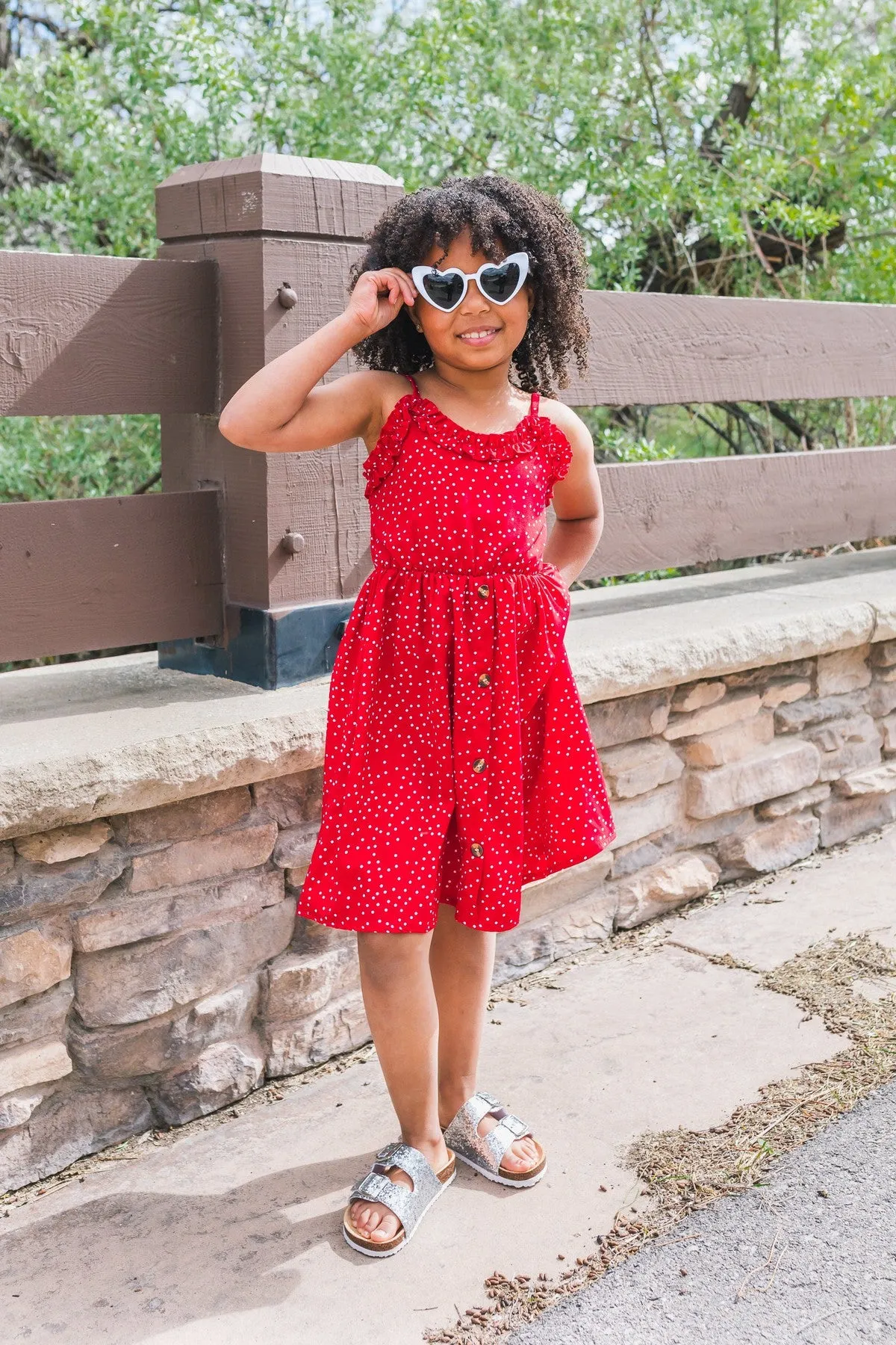 Mom & Me - Red Polka Dot Dress