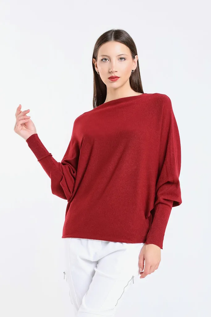 Mylah Seriously Soft Batwing Sweater (BLS413)