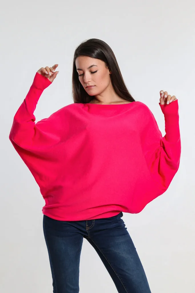 Mylah Seriously Soft Batwing Sweater (BLS413)