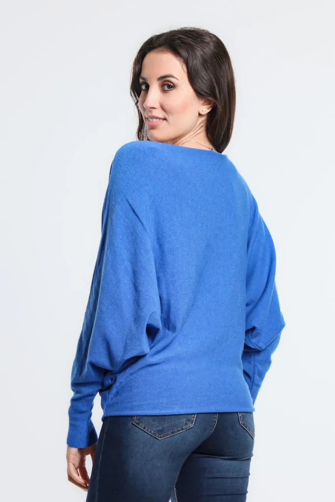 Mylah Seriously Soft Batwing Sweater (BLS413)