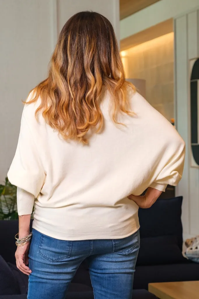 Mylah Seriously Soft Batwing Sweater (BLS413)