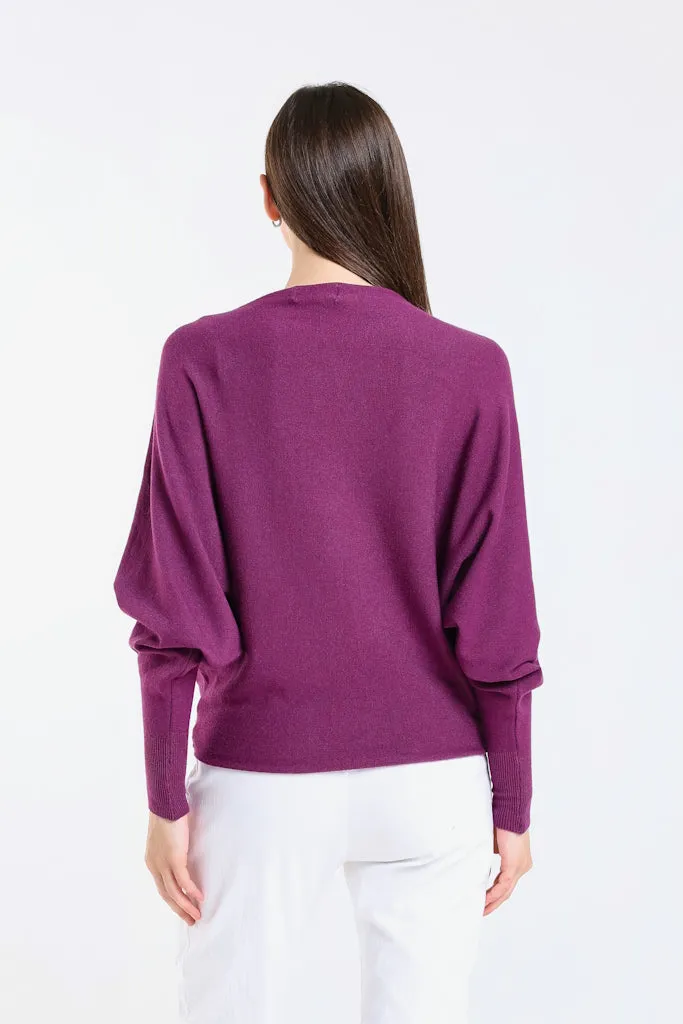 Mylah Seriously Soft Batwing Sweater (BLS413)