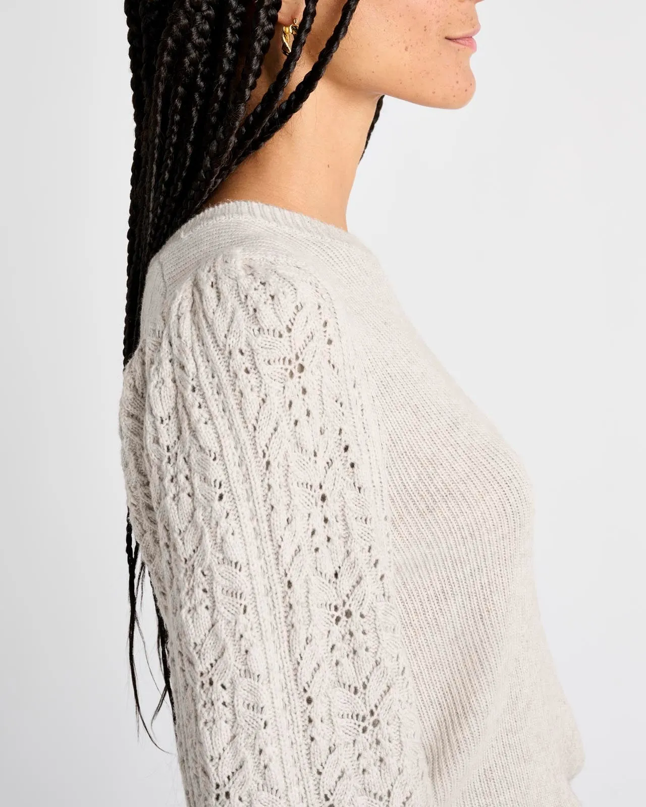 Phoebe Pointelle Sweater