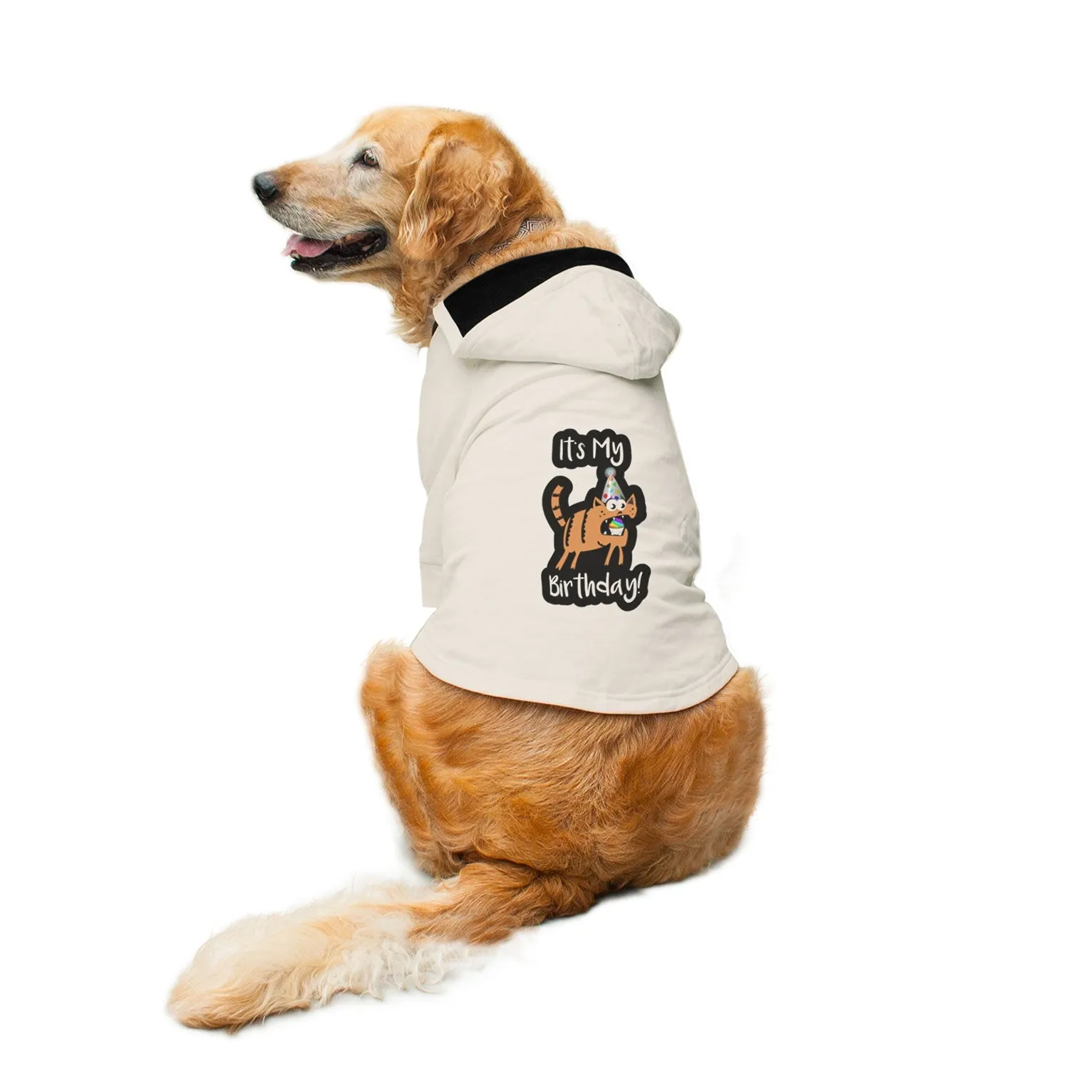 "It's My Birthday!" Printed Dog Hoodie Jacket