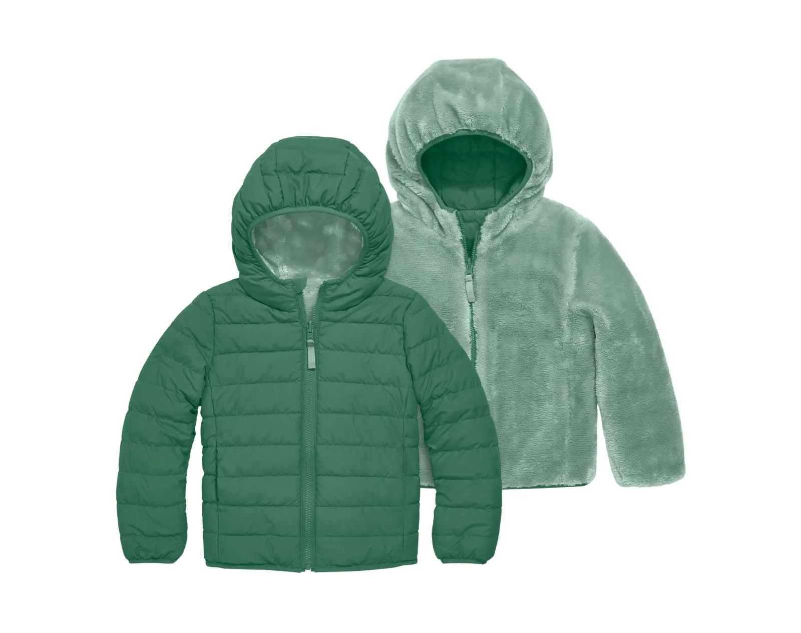 Reversible Fleece Puffer Jacket