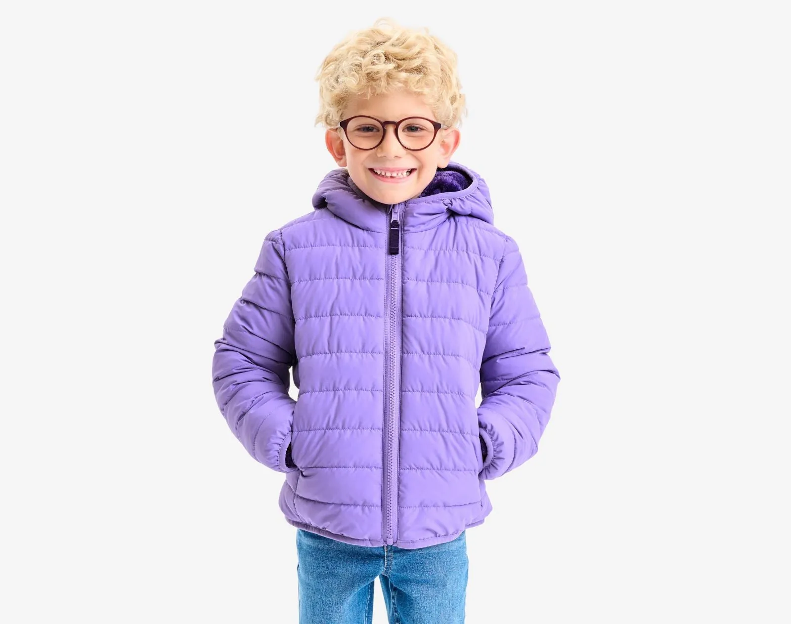 Reversible Fleece Puffer Jacket