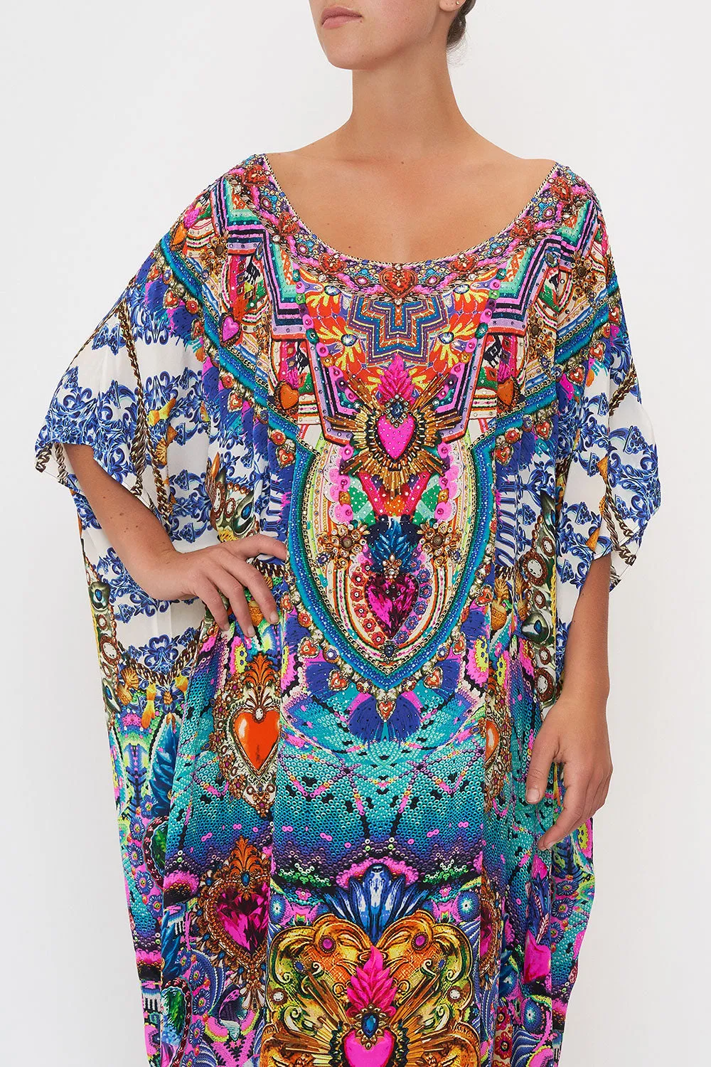 ROUND NECK KAFTAN LUCKY CHARMS