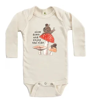 Slow Down and Enjoy the Ride Organic Onesie