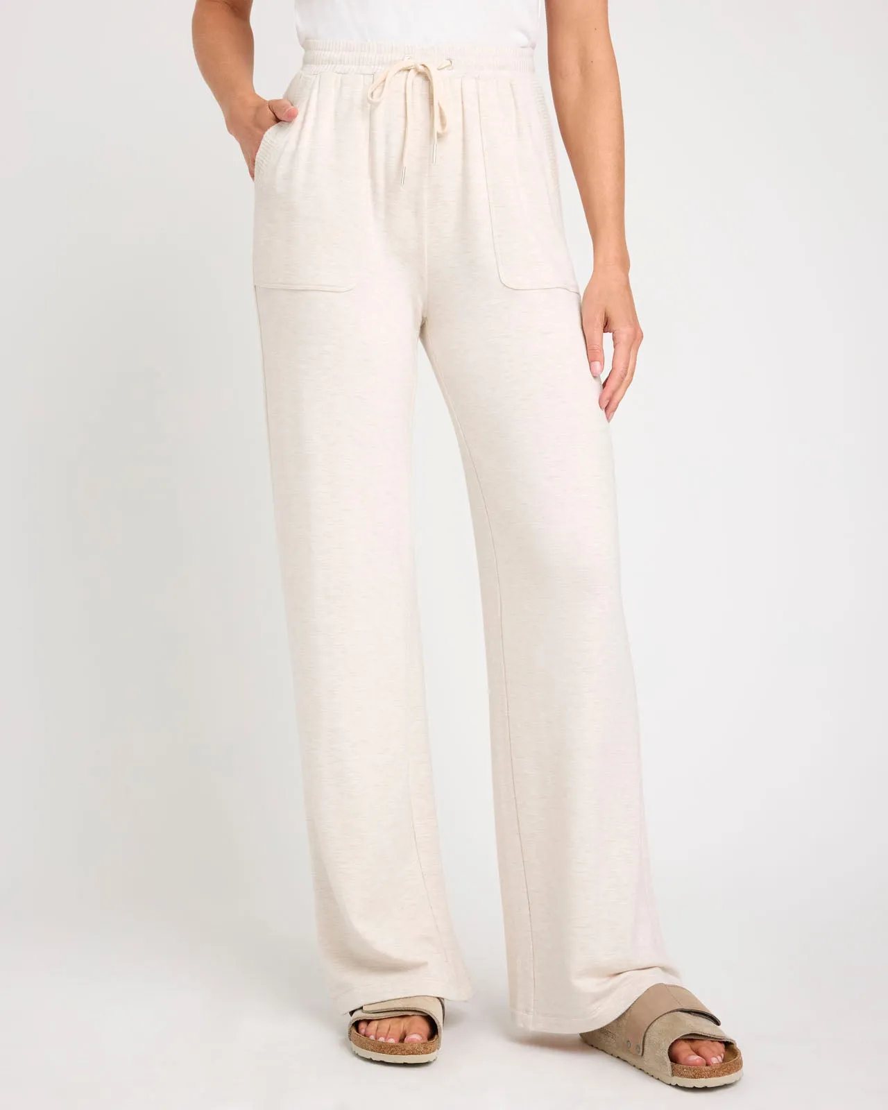 Soft Fleece Plush Wide Leg Pant