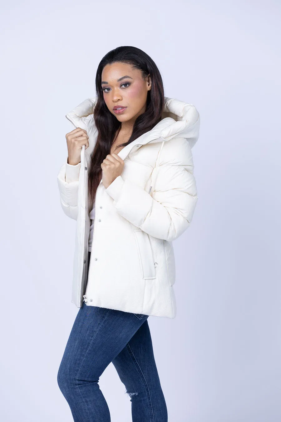 Soia & Kyo Mae Jacket in Powder