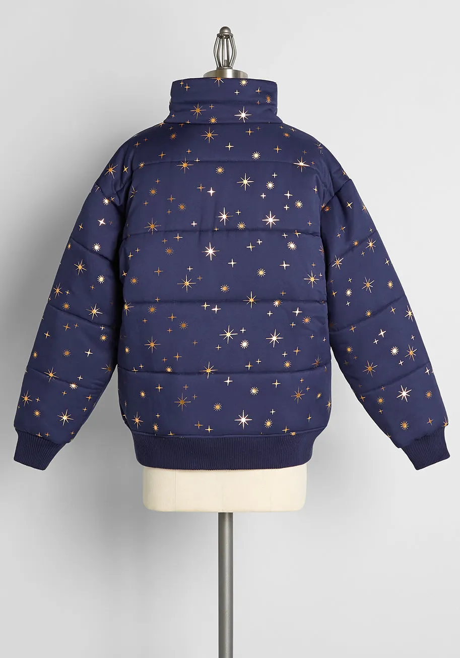 Stargazing, Oh-So Amazing Puffer Jacket