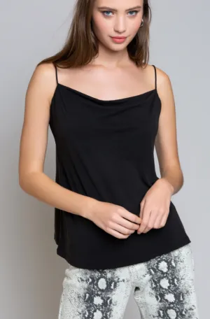 Super soft cowl neck cami