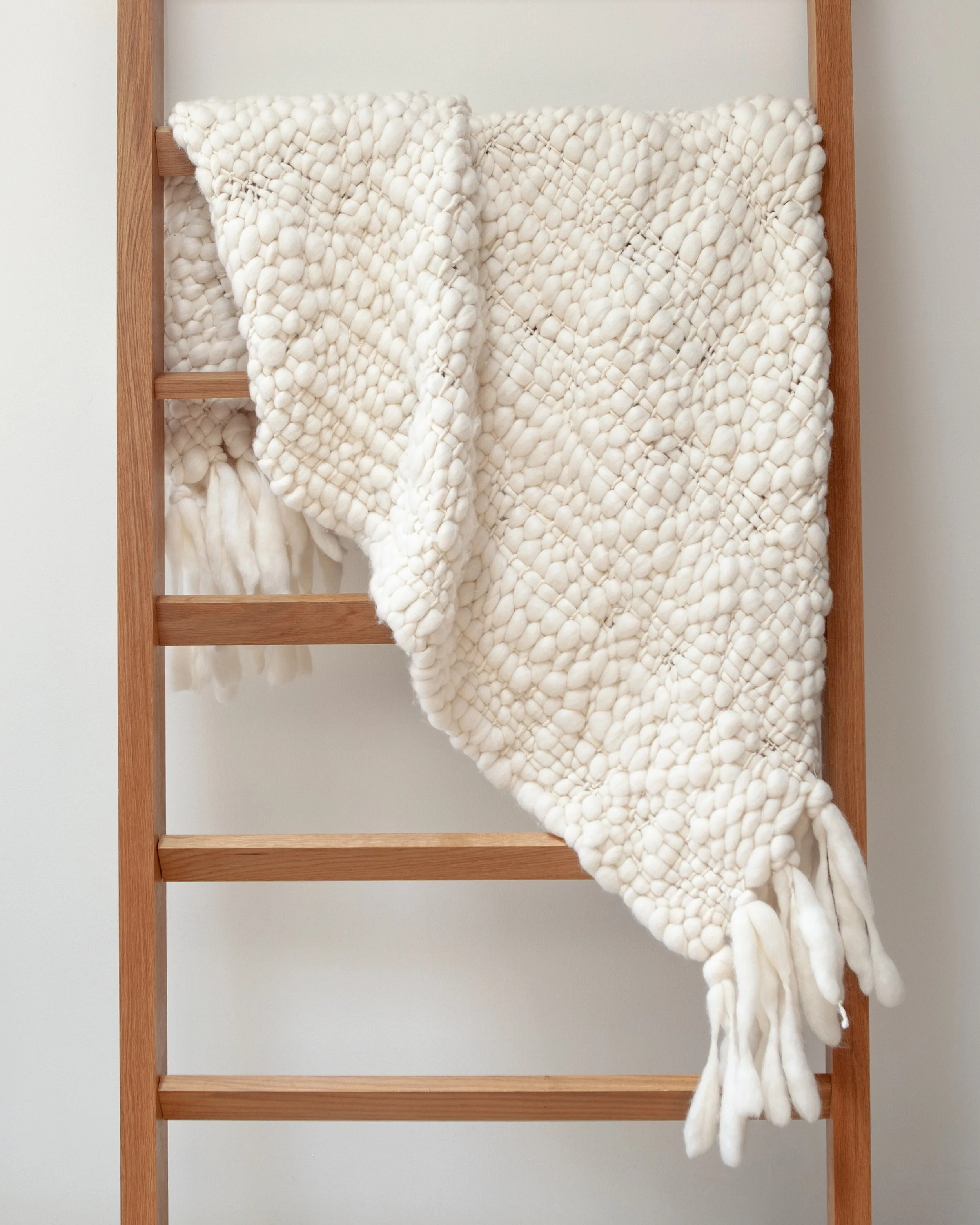 The Cloud Baby Merino Wool Throw in White