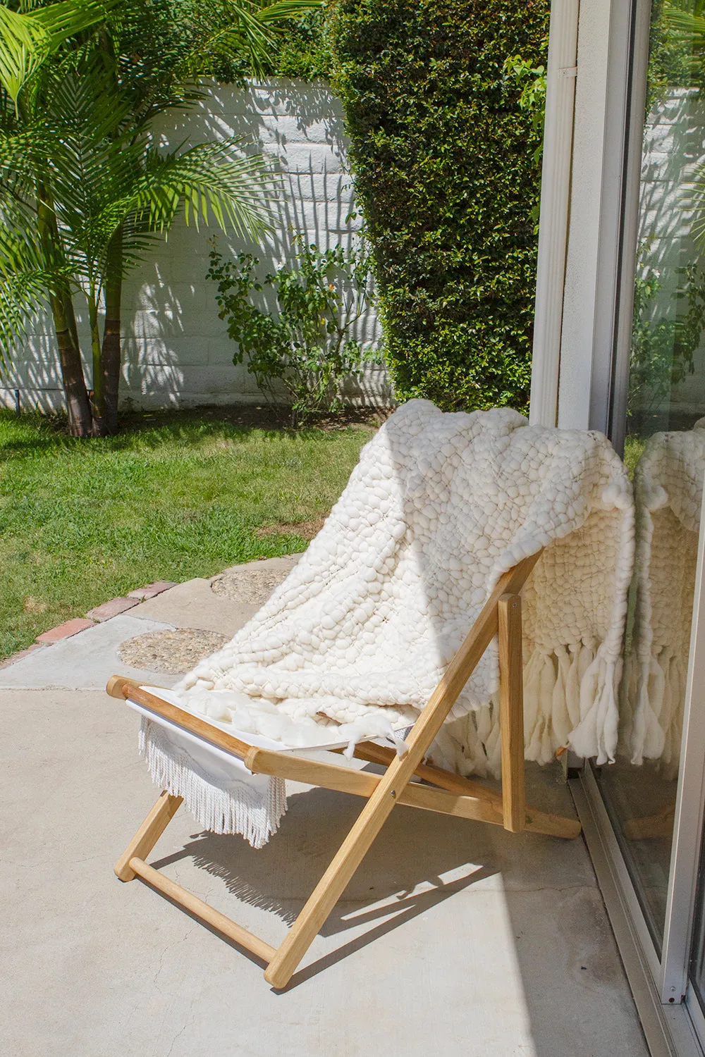 The Cloud Baby Merino Wool Throw in White