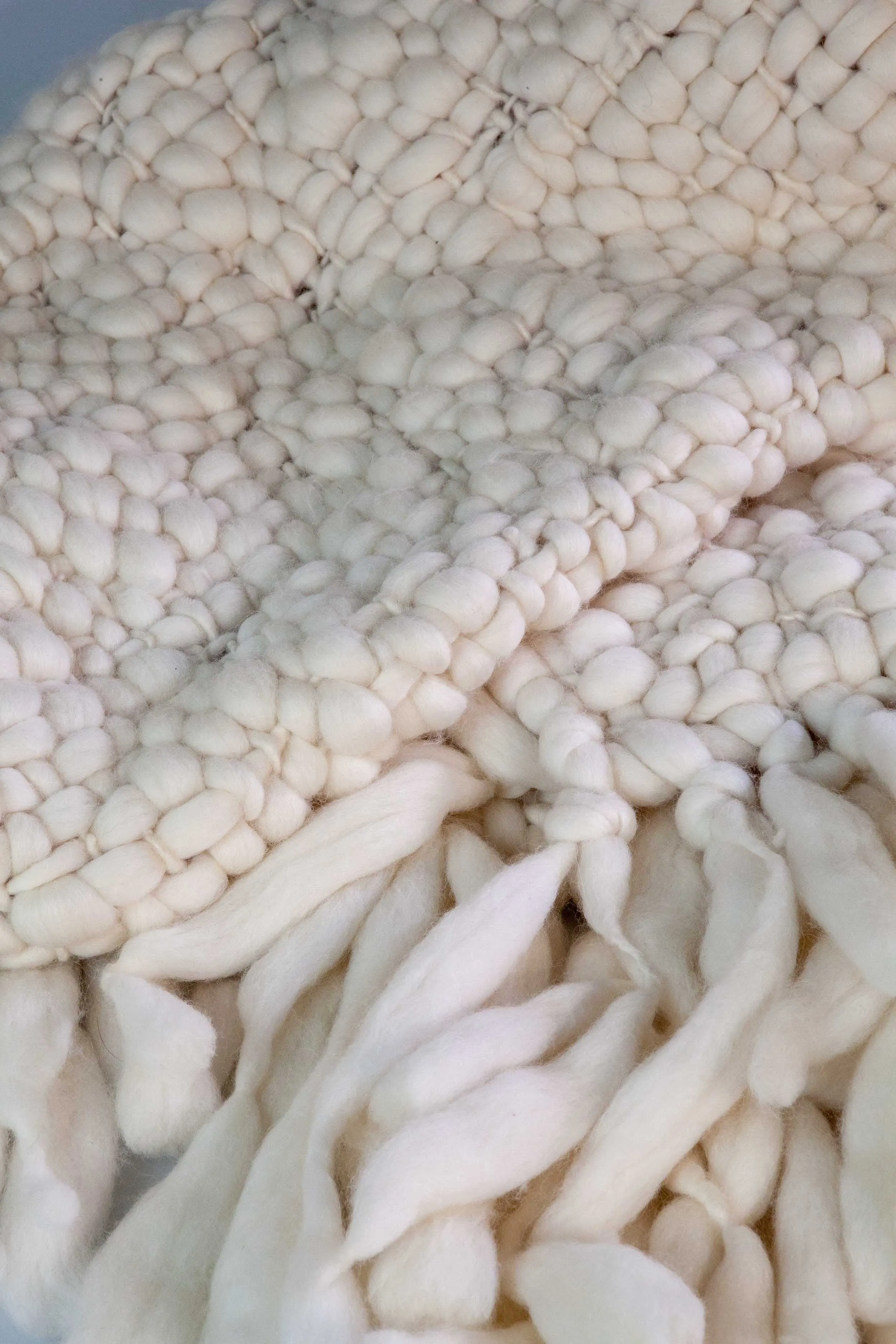 The Cloud Baby Merino Wool Throw in White