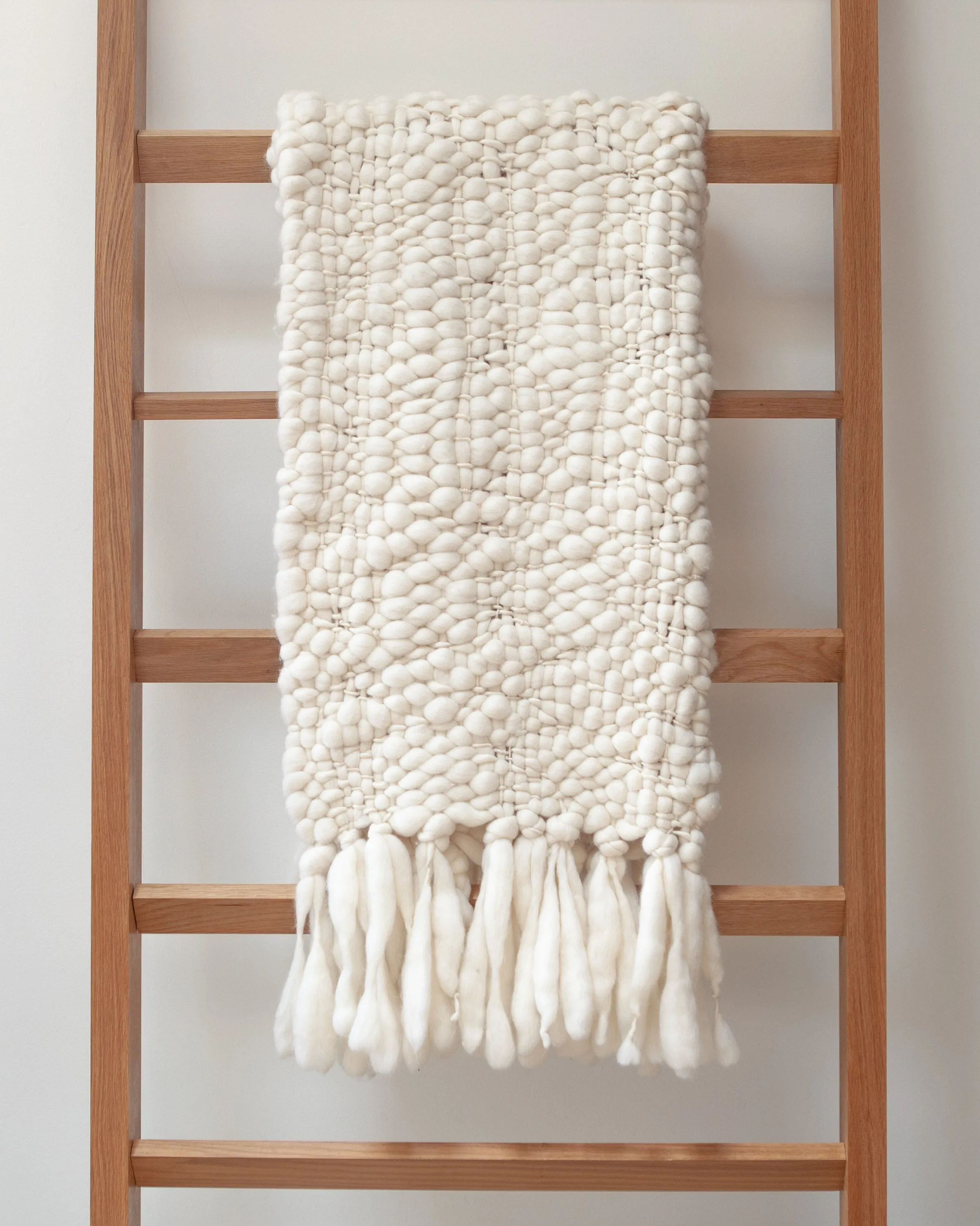 The Cloud Baby Merino Wool Throw in White