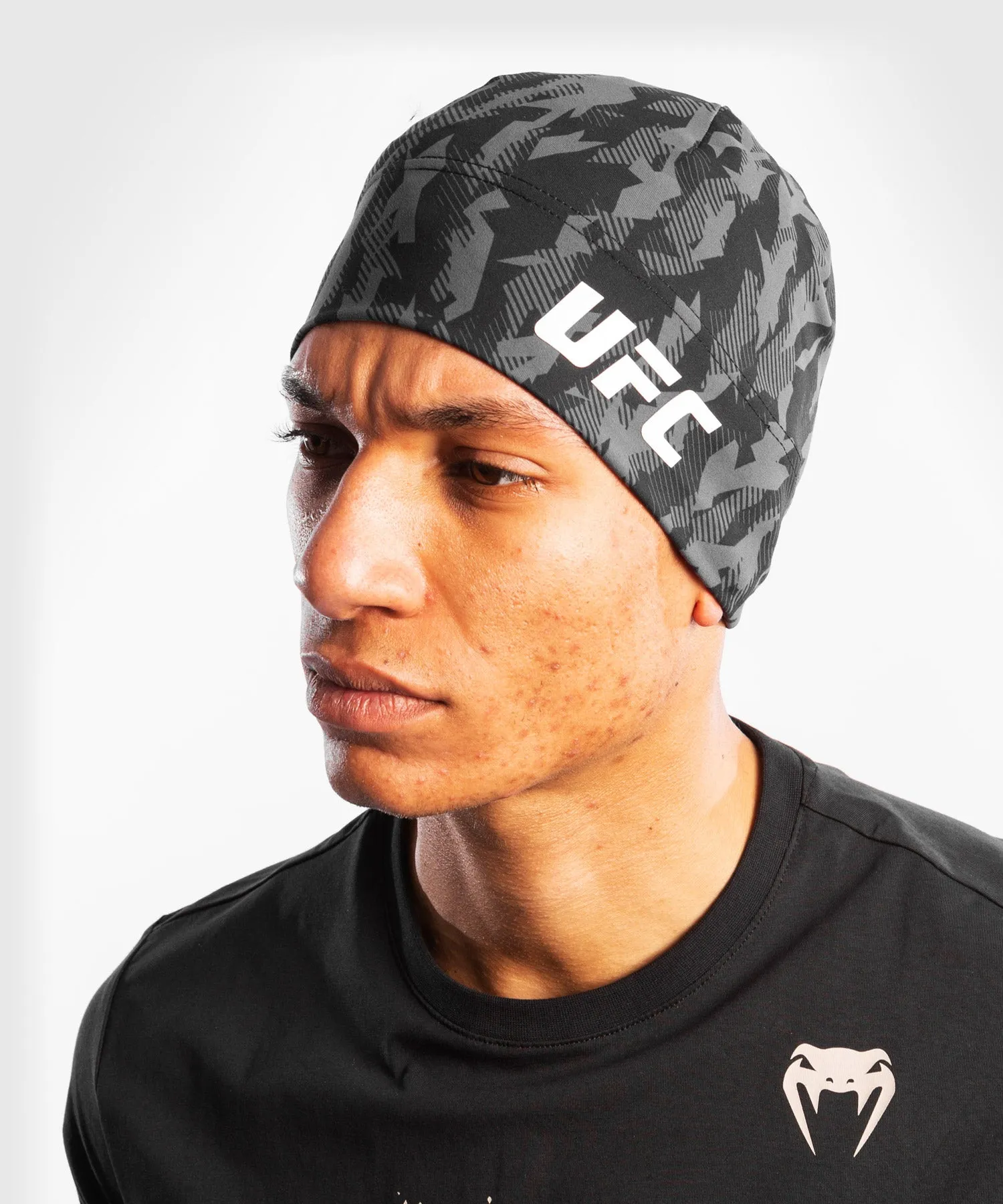 UFC Venum Authentic Fight Week Unisex Performance Beanie - Black