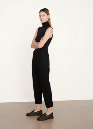 Vince Black Cozy Easy Pull-On Pant