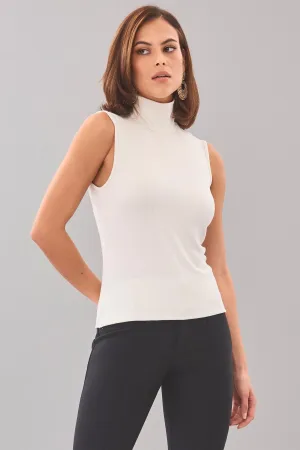 Wide Hem Rib-Knit Top