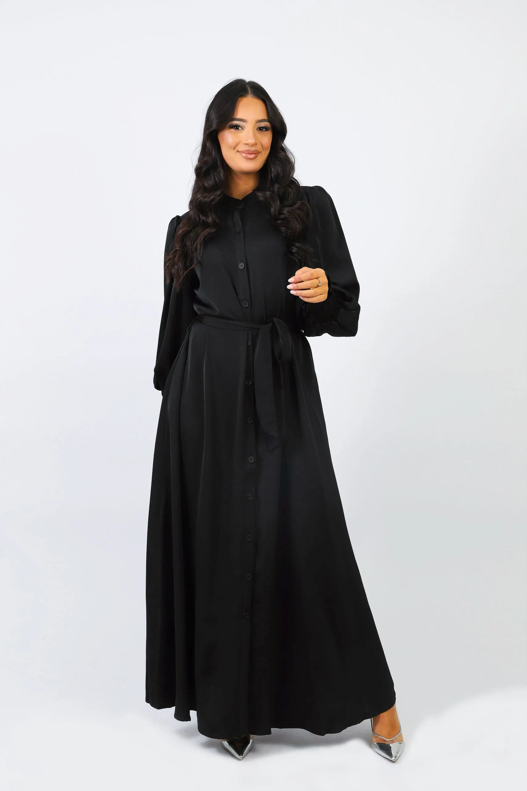 Zurini Button Down Abaya