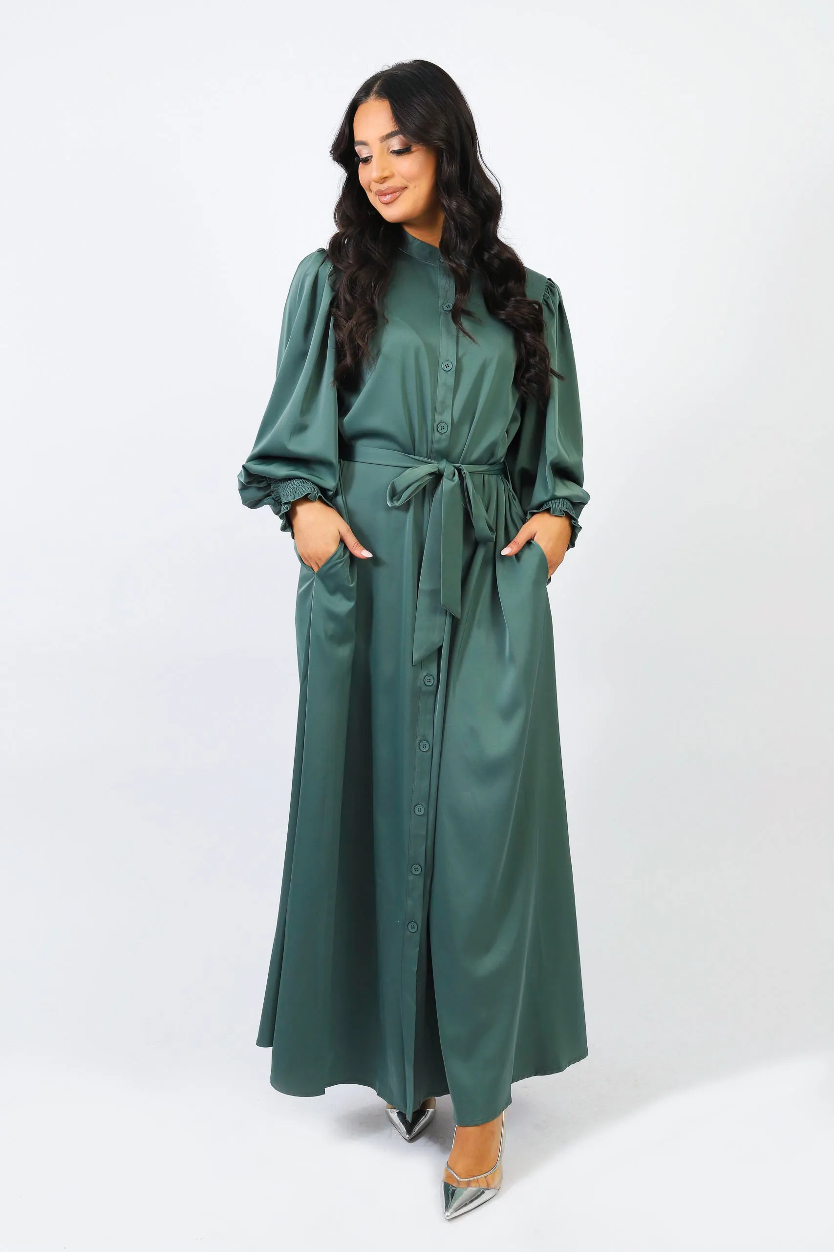 Zurini Button Down Abaya